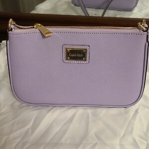 Calvin Klein Light Purple Wristlet